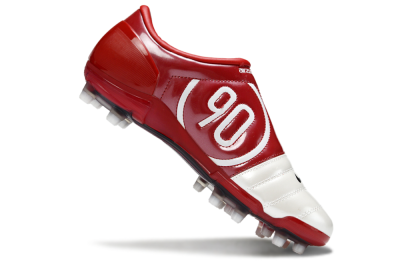 Nike Air Zoom Total 90 III FG Football Boots - Beige/Black/Red
