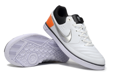 Nike Lunar Gato 2 IC Football Shoes - White/Silver/Black