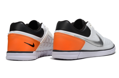 Nike Lunar Gato 2 IC Football Shoes - White/Silver/Black