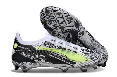 Puma Ultra Ultimate FG Football Boots - Black/White/Red