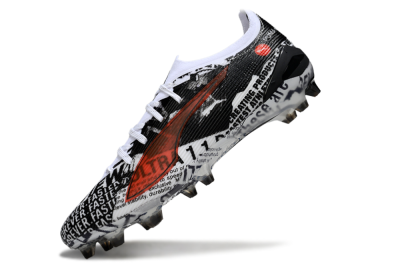 Puma Ultra Ultimate FG Football Boots - Black/White/Red