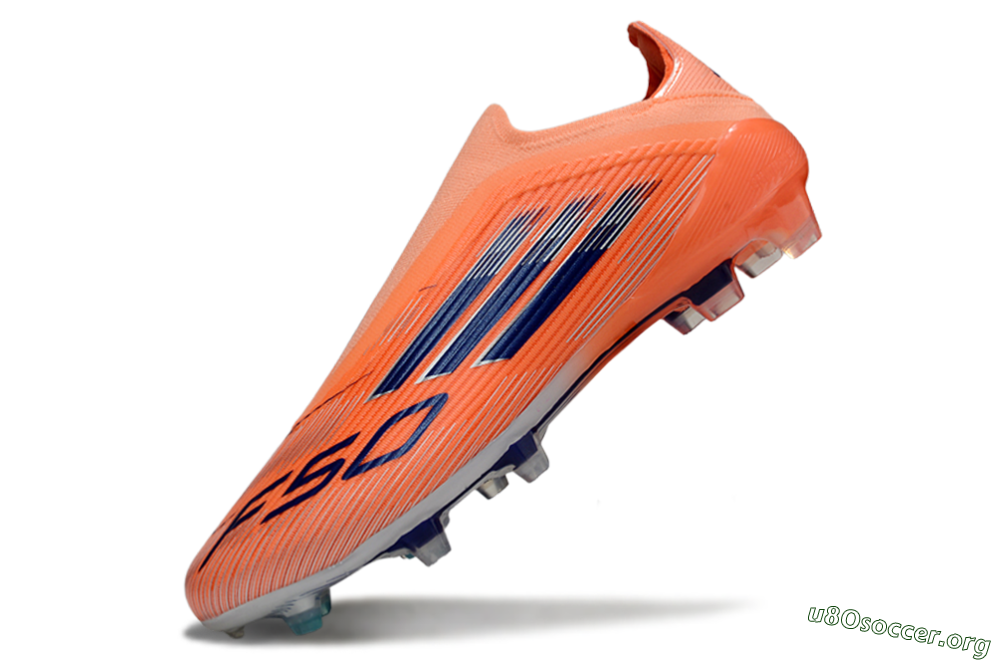 Adidas F50 Elite Laceless FG Football Boots - Red/Blue/Silver 6