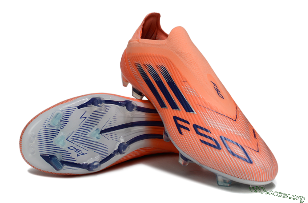 Adidas F50 Elite Laceless FG Football Boots - Red/Blue/Silver 4