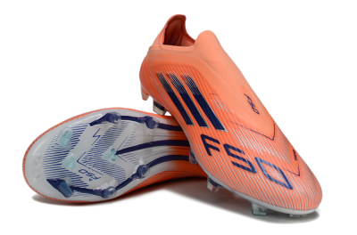 Adidas F50 Elite Laceless FG Football Boots - Red/Blue/Silver
