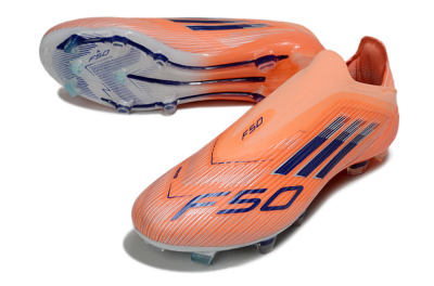 Adidas F50 Elite Laceless FG Football Boots - Red/Blue/Silver