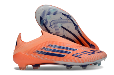Adidas F50 Elite Laceless FG Football Boots - Red/Blue/Silver
