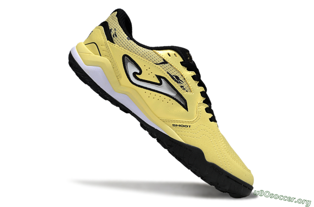 Joma Top Flex TF Football Shoes - Yellow/Silver/Black 4
