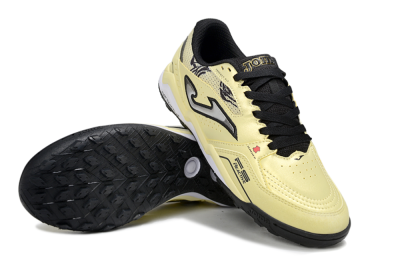 Joma Top Flex TF Football Shoes - Yellow/Silver/Black