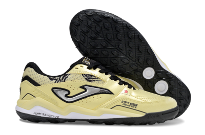 Joma Top Flex TF Football Shoes - Yellow/Silver/Black