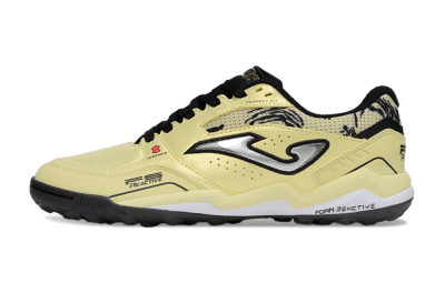 Joma Top Flex TF Football Shoes - Yellow/Silver/Black