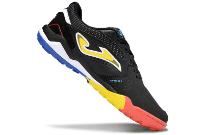 Joma Top Flex TF Football Shoes - Black/Yellow/Red