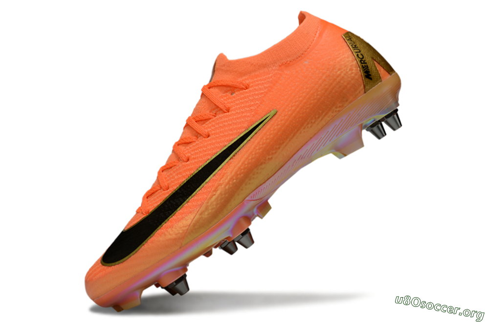 Nike Air Zoom Mercurial Vapor 16 Elite SG Football Boots - Red/Black/Gold 5
