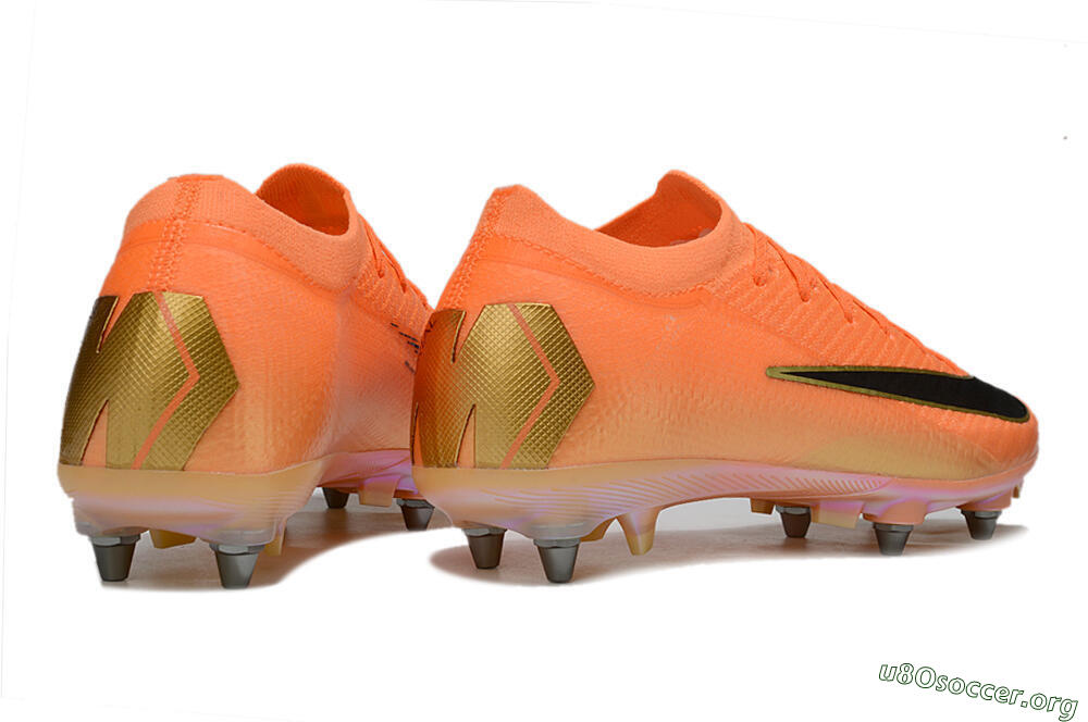 Nike Air Zoom Mercurial Vapor 16 Elite SG Football Boots - Red/Black/Gold 6
