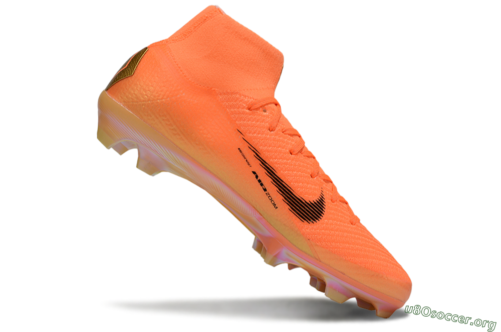 Nike Air Zoom Mercurial Superfly 10 Elite FG Football Boots - Red/Black/Gold 4