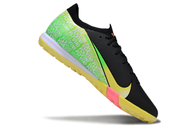 Nike Air Zoom Mercurial Vapor 16 Elite TF Football Shoes - Black/Yellow/White