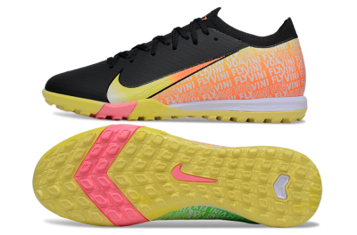 Nike Air Zoom Mercurial Vapor 16 Elite TF Football Shoes - Black/Yellow/White