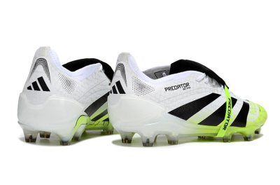 Adidas Predator 25 Elite Foldover Tongue FG Football Boots - White/Black/Yellow