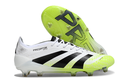 Adidas Predator 25 Elite FG Football Boots - White/Black/Yellow
