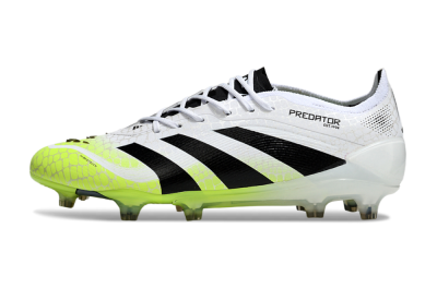 Adidas Predator 25 Elite FG Football Boots - White/Black/Yellow