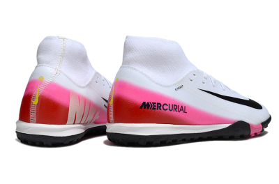 Nike Air Zoom Mercurial Superfly 10 Academy TF Football Shoes - White/Black/Pink