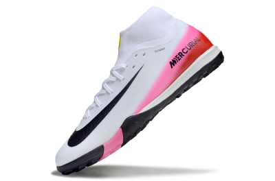Nike Air Zoom Mercurial Superfly 10 Academy TF Football Shoes - White/Black/Pink