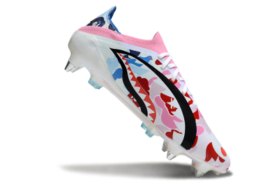 Adidas F50 Elite SG Football Boots - Pink/Whtie/Blue/Red