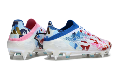 Adidas F50 Elite SG Football Boots - Pink/Whtie/Blue/Red