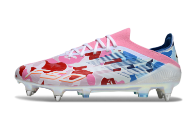 Adidas F50 Elite SG Football Boots - Pink/Whtie/Blue/Red