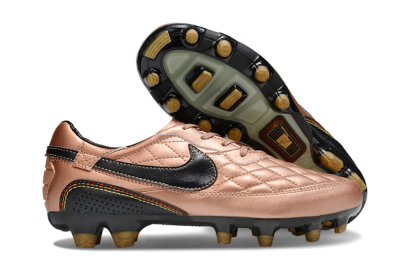 Nike Tiempo Legend R10 Elite FG Football Boots - Gold/Black/Red