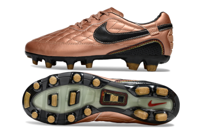 Nike Tiempo Legend R10 Elite FG Football Boots - Gold/Black/Red