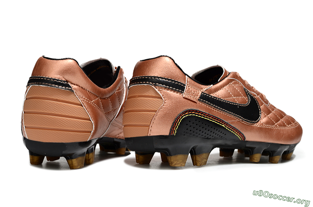 Nike Tiempo Legend R10 Elite FG Football Boots - Gold/Black/Red 6
