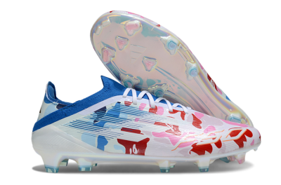 Adidas F50 Elite FG Football Boots - Pink/Whtie/Blue/Red