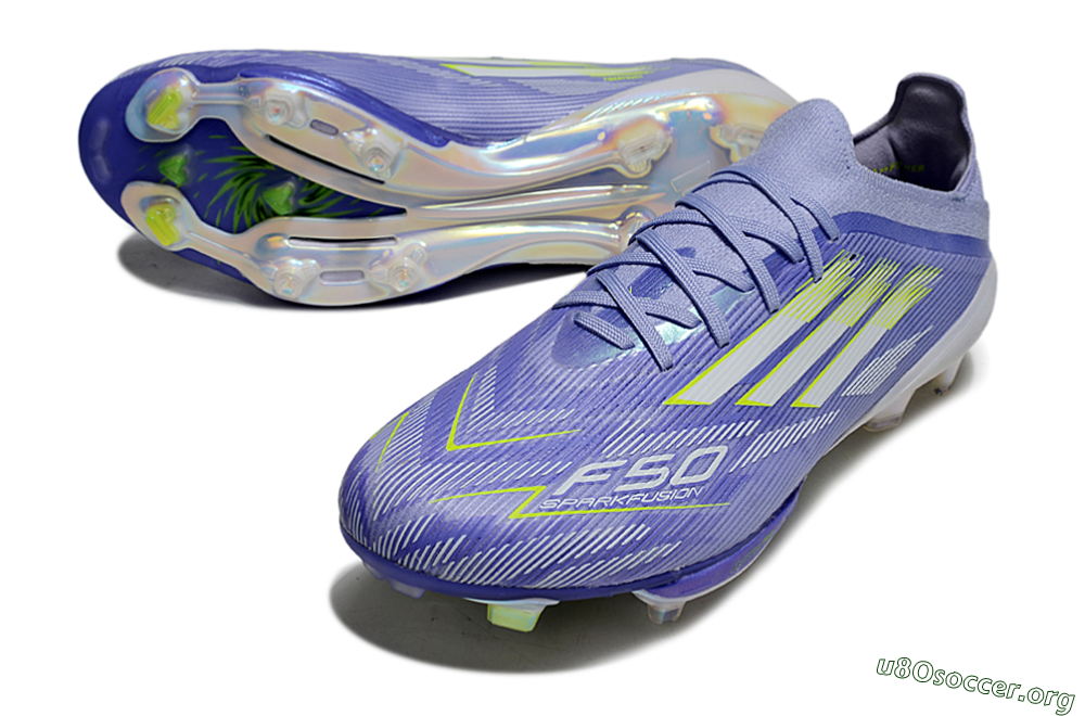 Adidas F50+ Lightstrike Pro FG Football Boots - Blue/White/Yellow 0