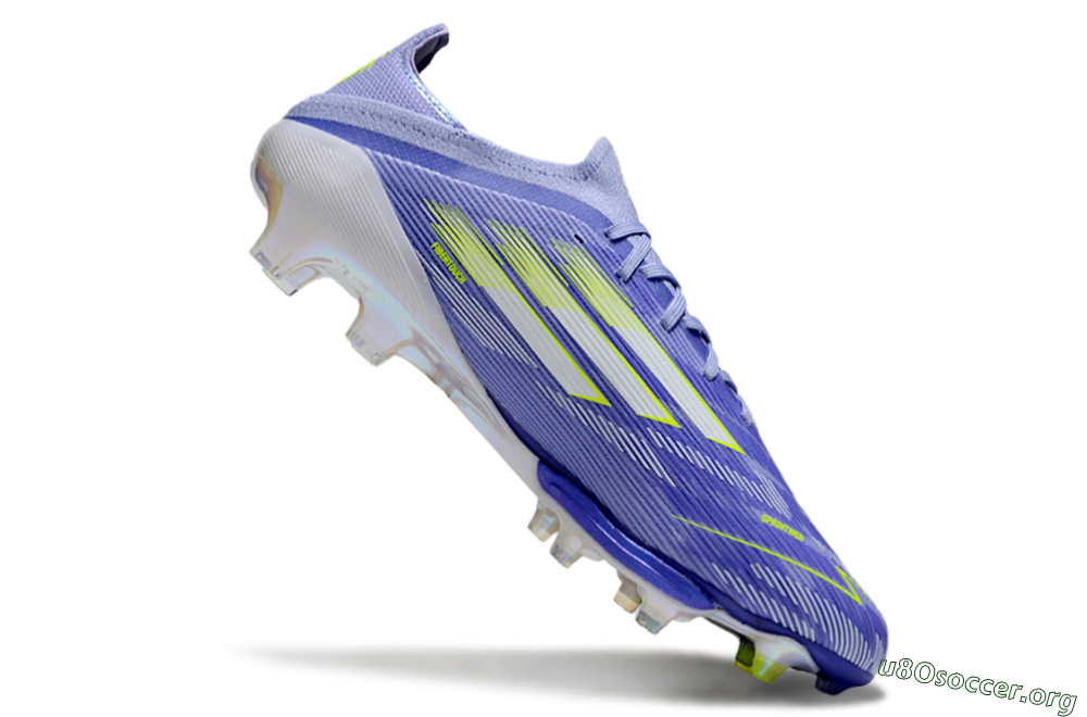 Adidas F50+ Lightstrike Pro FG Football Boots - Blue/White/Yellow 4