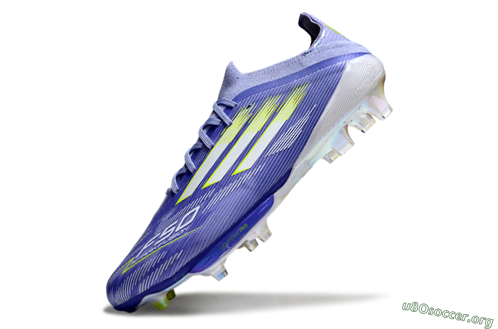 Adidas F50+ Lightstrike Pro FG Football Boots - Blue/White/Yellow 5