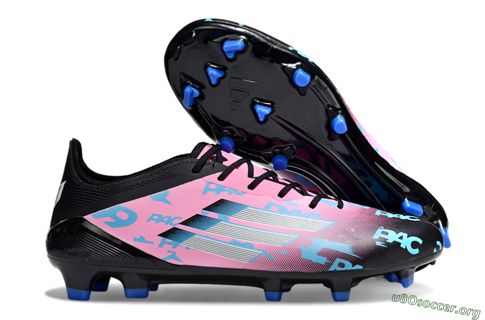 Adidas F50 Elite PAC FG Football Boots - Black/Blue/Pink 2