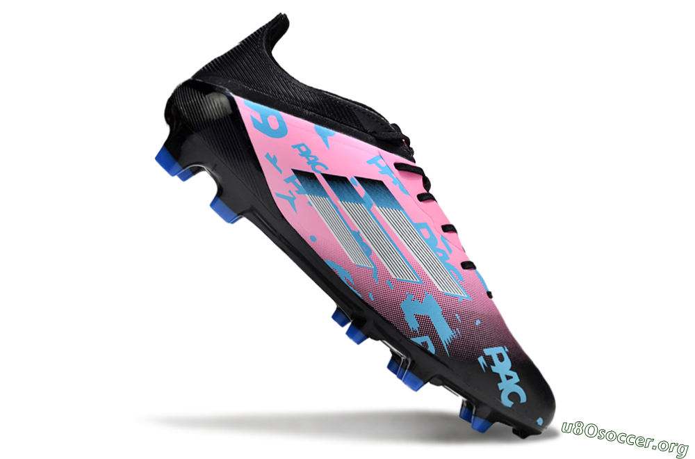 Adidas F50 Elite PAC FG Football Boots - Black/Blue/Pink 4