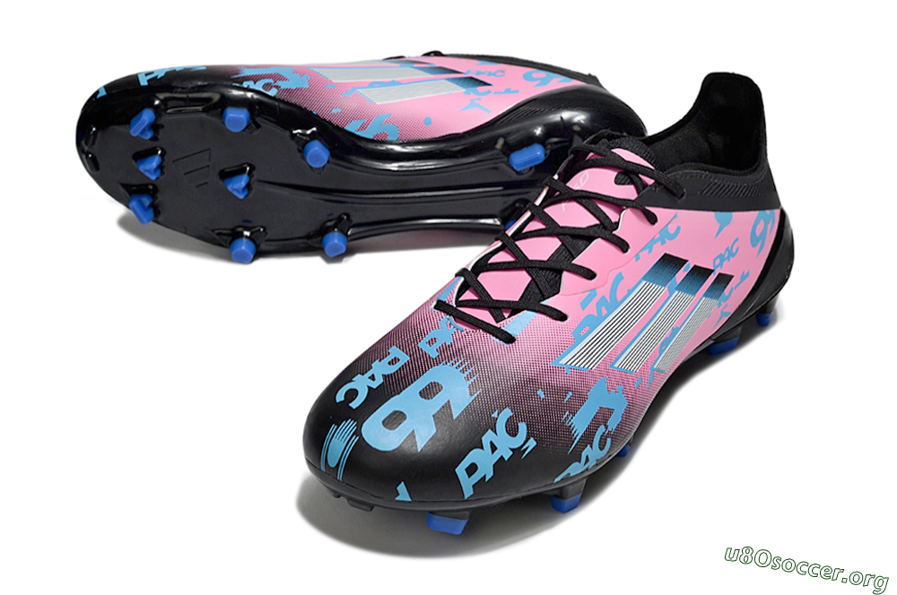 Adidas F50 Elite PAC FG Football Boots - Black/Blue/Pink 0