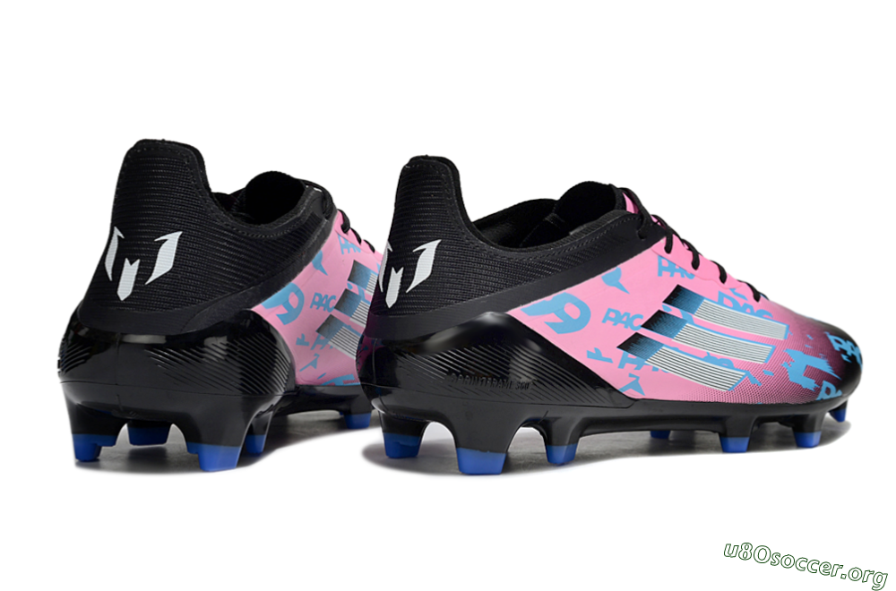Adidas F50 Elite PAC FG Football Boots - Black/Blue/Pink 6