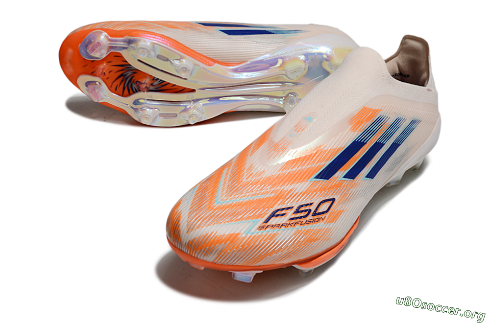 Adidas F50+ Lightstrike Pro Laceless FG Football Boots - Pink/Red/Blue 0