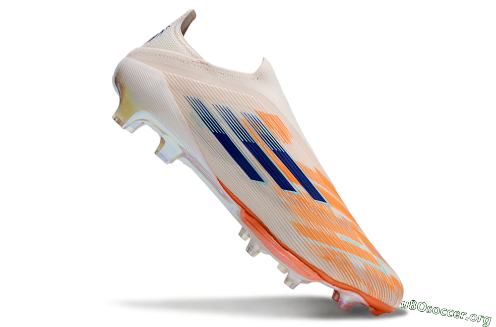 Adidas F50+ Lightstrike Pro Laceless FG Football Boots - Pink/Red/Blue 4