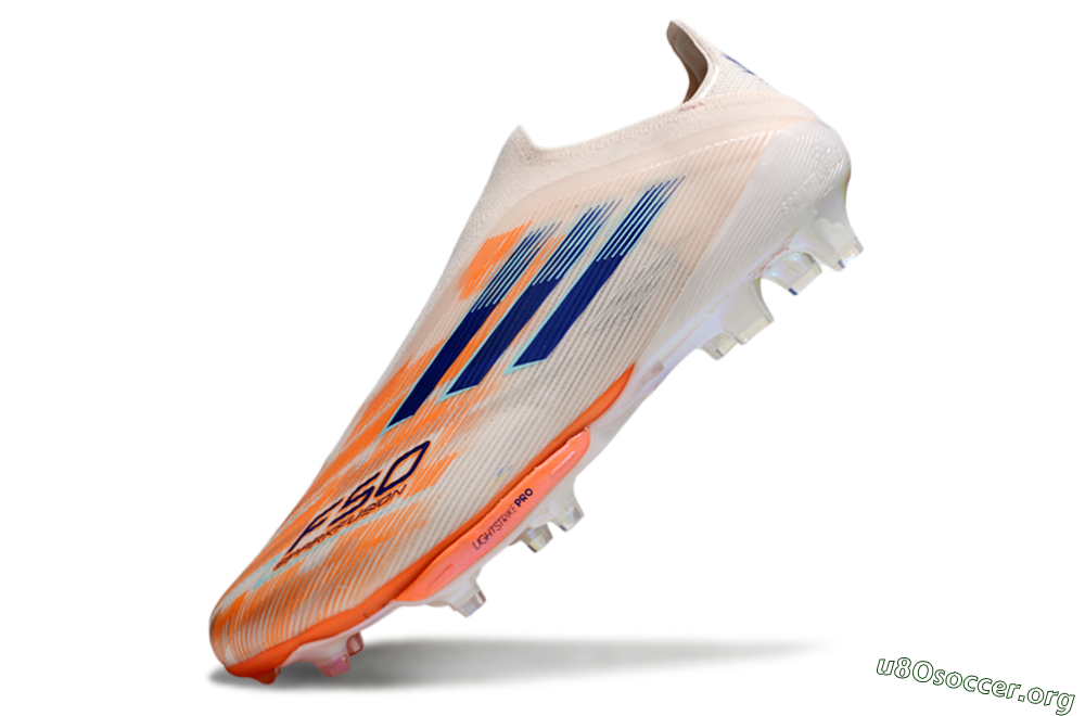 Adidas F50+ Lightstrike Pro Laceless FG Football Boots - Pink/Red/Blue 5