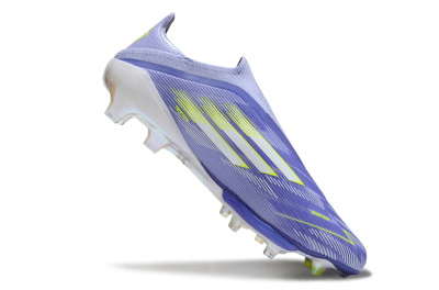 Adidas F50+ Lightstrike Pro Laceless FG Football Boots - Blue/White/Yellow