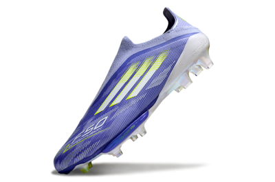Adidas F50+ Lightstrike Pro Laceless FG Football Boots - Blue/White/Yellow