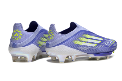 Adidas F50+ Lightstrike Pro Laceless FG Football Boots - Blue/White/Yellow