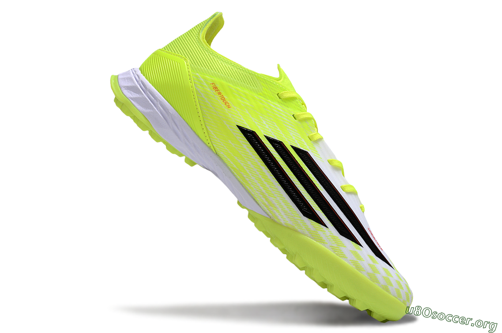 Adidas F50 Pro TF Football Shoes - Yellow/Black/Red 4