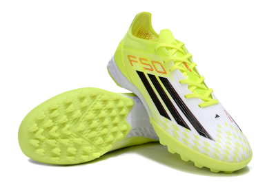 Adidas F50 Pro TF Football Shoes - Yellow/Black/Red