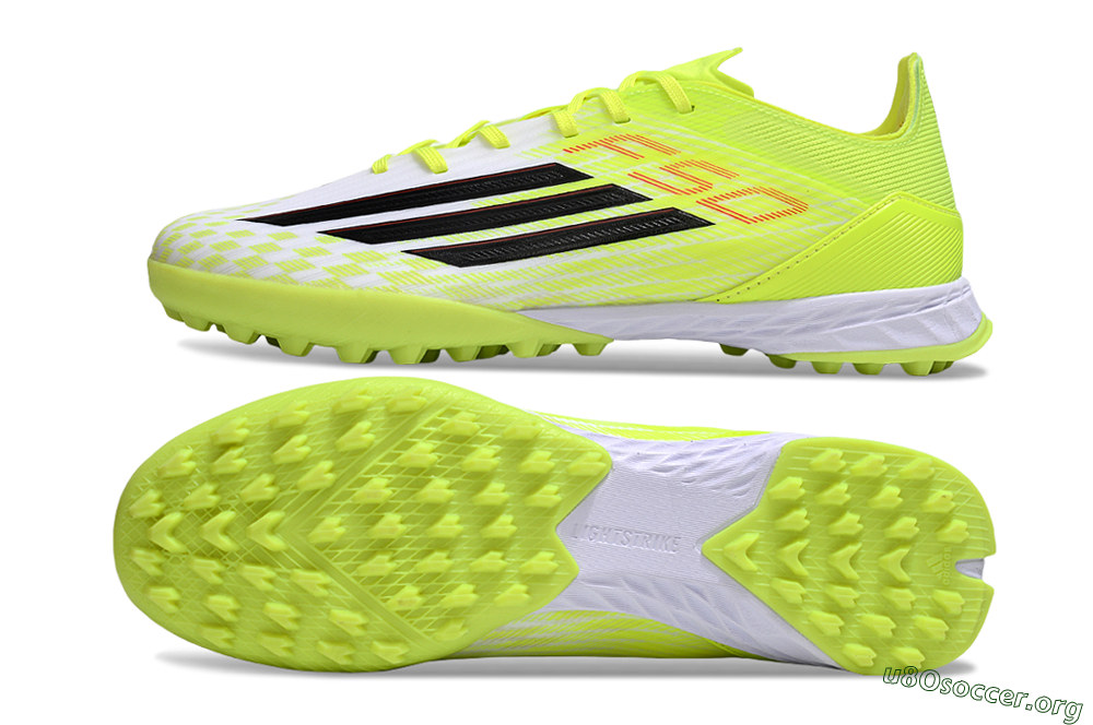 Adidas F50 Pro TF Football Shoes - Yellow/Black/Red 1