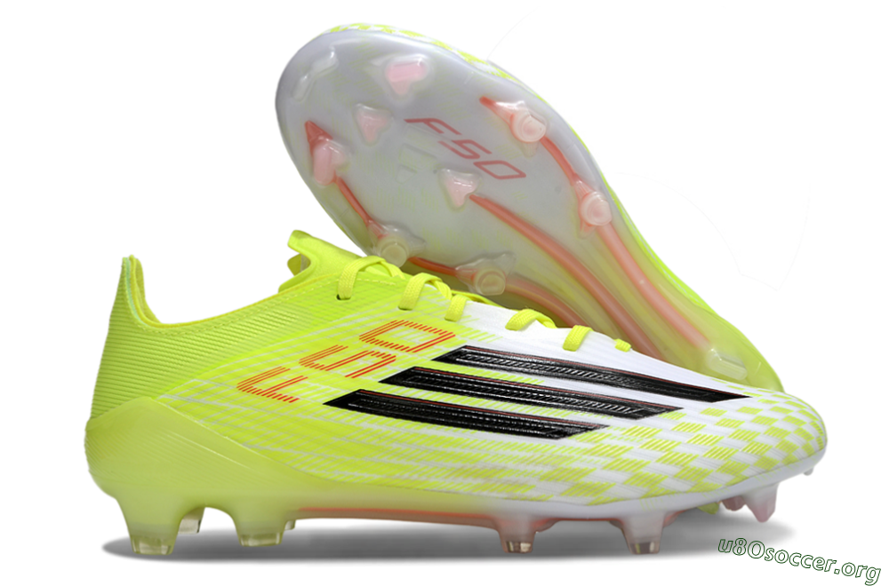 Adidas F50 Elite FG Football Boots - Yellow/Black/Red 2