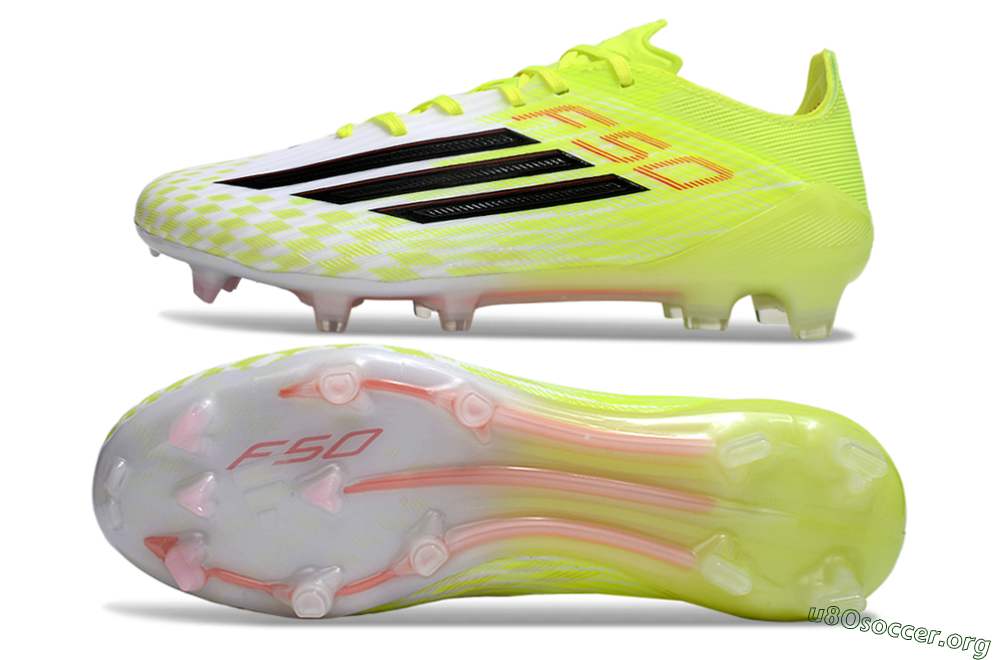 Adidas F50 Elite FG Football Boots - Yellow/Black/Red 1